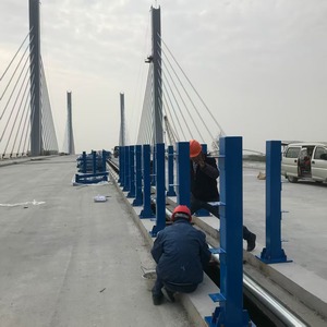 River Embankment Landscape Steel Q235 Anti-corrosion Bollard Guardrail Park <strong>Safety</strong> Isolation Protection Fence Dock Plank Road - Product Image 4