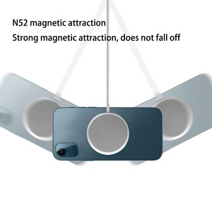 แท่นชาร์จไร้สายทรงกลมระบบแม่เหล็กขนาดเล็กพกพาได้ Qi2 30W ชาร์จเร็วสำหรับ Samsung iPhone Xiaomi <span class=keywords><strong>VIVO</strong></span> Phone iWatch & airpods - Product Image 6