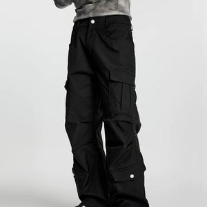 Pantalons cargo larges et bon marché personnalisés pour hommes, style streetwear - Product Image 2