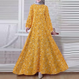 <strong>Traditional</strong> Clothing Accessories <strong>Nigeria</strong> Abaya Women Muslim <strong>Dress</strong> Floral - Product Image 3