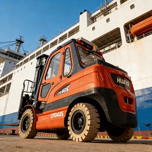 Montacargas Eléctrico de Cuatro Ruedas Pequeño de 4 Toneladas, Apilador Contrapesado sin Patas, con Batería y Puerta <span class=keywords><strong>para</strong></span> Levantar y Cargar - Product Image 5