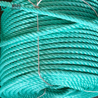 Corde marine en PP à 3 brins pour l'amarrage des quais et des navires, résistante aux UV, ligne flottante, fourniture d'usine, longueur 200m 220m