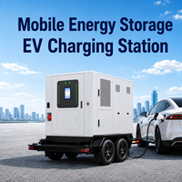 Nouvelle station de recharge pour véhicules électriques CCS2 de 120 kW à batterie DC montée sur véhicule pour le sauvetage routier d'urgence