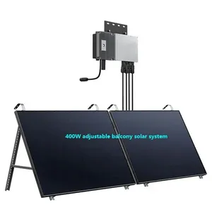 Europe Allemagne Noir Panneau Solaire Puissance D'énergie 800w Montage Balcon Système Solaire Kit 600w 800 1kw Sur Grille Solaire Volet