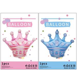 أميرة صغيرة كبيرة الحجم ، تاج كبير ، لعبة بالونات من الألومنيوم ، بطاقة فردية فاخرة ، ديكور حفلة عيد ميلاد الطفل - Product Image 3