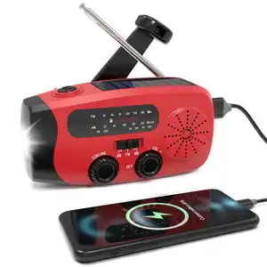Perfect Quality Portable Chargers Led Lighting Solar Panel Hand Crank Radio