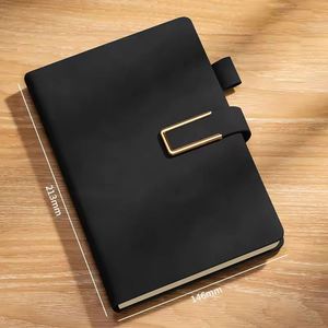 Wholesale Custom Type Creative Color Leather Magnet Button for Travel Office Business High-End <b>Notebook</b> - Product Image 2