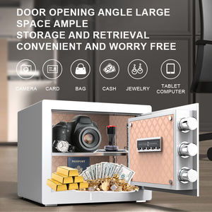 Kotak Brankas Digital Elektronik Mini untuk Hotel, Rumah, dan Komersial, Aman dan Tersembunyi untuk Menyimpan Uang - Product Image 5