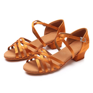 Filles femmes chaussures latines talon bas <span class=keywords><strong>Latino</strong></span> Salsa moderne salle de bal chaussures Tango Salsa Rumba chaussures de danse latine - Product Image 1