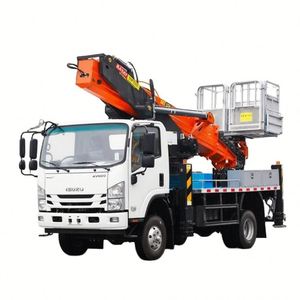 Camión de Trabajo Aéreo Isuzu KV600 con Brazo de 7 Secciones y 33 m de Alcance, Euro 6, para Mantenimiento de Ingeniería Municipal - Product Image 1