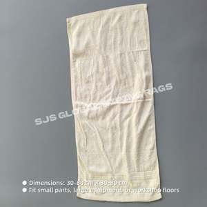 Chiffons en coton 100% très absorbants, colorés, pour l'entretien des machines industrielles, atelier de réparation, nettoyage - Product Image 3