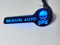 Insigne de calandre avant pour voiture Emblem Flow RGB LED Car Bumper Light