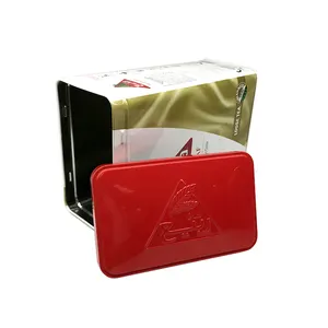 Nhà Máy Bán Buôn Hình Chữ Nhật 126*80*186Mm Kim Loại Tin Có Thể Cấp Thực Phẩm Tin Có Thể Bao Bì Cho Trà Cà Phê Cookie Dập Nổi Tin Có Thể - Product Image 4