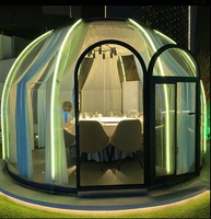 Maison préfabriquée bon marché à 3 chambres, maison bulle gonflable de haute qualité, mini-maison de luxe, dôme gonflable pour événements, tente pliable, hôtel
