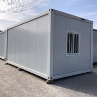 Kit de maison de conteneur modulaire de 20 pieds | complet avec portes/fenêtres/isolation | DIY Friendly