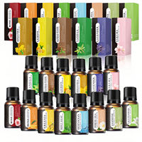 Ensemble d'aromathérapie à l'huile de citron de haute qualité, diffuseurs d'huiles essentielles hydrosolubles, huile essentielle 10 ml pressée à froid