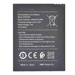 3.8V 2500mAh 9.5Wh S5420AP Batterie Li-ion rechargeable noire pour <span class=keywords><strong>Nokia</strong></span> C1 pour téléphones mobiles et ordinateurs <span class=keywords><strong>portables</strong></span> en stock - Product Image 4
