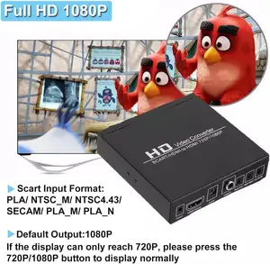 Scart HDMI To HDMI Video Audio Converter