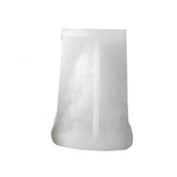 Nouveau moule en silicone pour bougie parfumée en forme de maison de Noël, moule en silicone irrégulier pour bougie de Noël DIY
