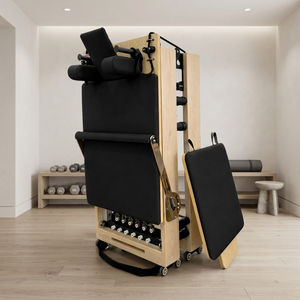 Cama de Pilates de Madera, Plegable, Ajustable, Diseño Personalizado, Calidad Profesional para Uso en Casa, Estudio o Gimnasio, Disponible al por Mayor - Product Image 1