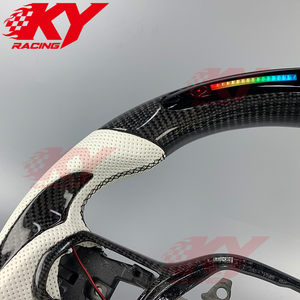 RPM LED Display Twill Carbon Fiber Customized Steering <b>Wheel</b> for Honda Accord Sport Civic 11th Gen CRV EX Acura Integra Type S - Product Image 5