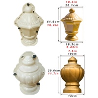 Moules en plastique pour statues d'animaux en béton coulé sur place, moules pour statues de jardin préfabriquées pour la décoration de jardin et de cour