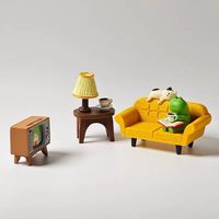 Sofa-Dekorationsobjekte im japanischen Stil: Kreative ZAKKA-Katzen-Blindbox-Figuren, Miniatur-Szenen, Weihnachts-Katzen aus Kunstharz