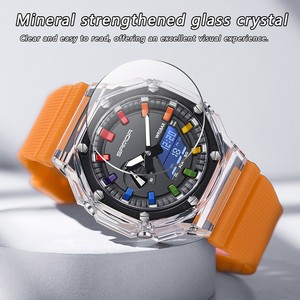 Reloj Digital Transparente SANDA 3341, Reloj de Pulsera Moderno y Colorido, Reloj Electrónico Casual a Prueba de Agua para Estudiantes - Product Image 5