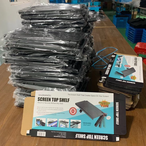 Có thể điều chỉnh rắn Top Caddy nền tảng cho TV màn hình máy tính Cáp màn hình hộp <span class=keywords><strong>streaming</strong></span> thiết bị Trò chơi giao diện điều khiển giá - Product Image 4