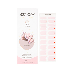 Autocollants à ongles en Gel cosmétique, sans odeur, enveloppes de gel écologique, meilleure vente d'usine, pièces - Product Image 1