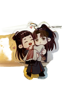 Acrylic Keychain tùy chỉnh Mặt dây chuyền bán buôn Epoxy long lanh trong suốt tùy chỉnh Acrylic Móc Chìa Khóa rõ ràng nhựa quyến rũ phụ kiện - Product Image 2