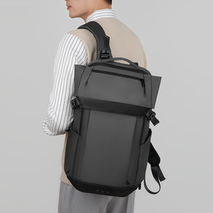 Mochila Multifuncional Impermeable para Portátil de 17 Pulgadas, Gran Capacidad, Forro de Poliéster, para Estudiantes Universitarios, Principalmente de PU - Product Image 6