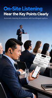 Nouveaux écouteurs de traduction IA Timekettle W4 PLUS 2026 – Traducteur intelligent bidirectionnel simultané pour voyages et réunions