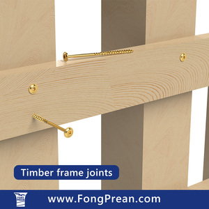 Tornillo para Madera con Cabeza de Arco Modificada y Rosca Helicoidal para Estructuras de Madera y Conexiones Estructurales - Product Image 2