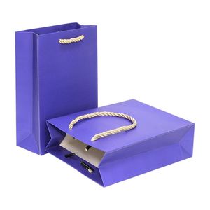 <b>Gift</b> <b>Small</b> Square Bottom Paper Bags With Handles Eco-friendly Durable Bags Food Grade Multi-purpose High Load-bearing Paper Bag - Product Image 1