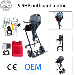 बड़े ब्रांड मरीन एल्यूमीनियम मिश्र धातु आसान स्थापना ने नए गैसोलीन 9.9hp 2 सिलेंडर 4 स्ट्रोक आउटबोर्ड इंजन को मंजूरी दी - Product Image 1