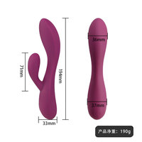 Vibrateur rechargeable multi-vitesse Jouet sexuel Matériel sûr pour le corps Silencieux Discret Produit pour femmes