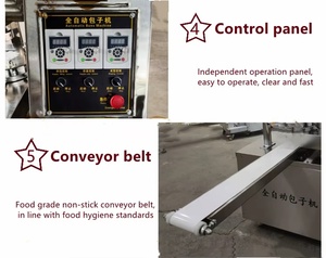 Máquina Automática Pequeña para Hacer Baozi y Momo Chinos, Uso Doméstico, para Panecillos al Vapor, Pasteles de Luna y Tartas, Componente Central del Motor de Moldeado, Grado Alimenticio - Product Image 3