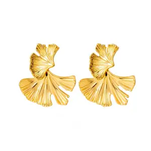 MIENTER 2024 nuovo design custom orecchini gioielli moda lusso placcato oro donne orecchini in acciaio inox