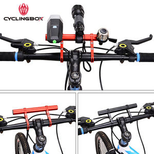 Cyclingbox – support d'extension de guidon de vélo en alliage d'aluminium, pour vélos de montagne, support de montage léger et plat - Product Image 1