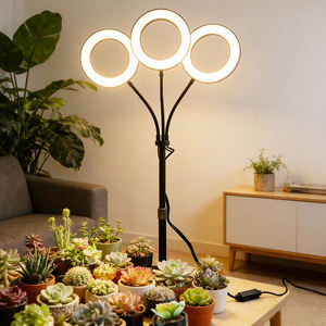 3 Heads Indoor Plants Full Spectrum LED Grow Light Timed Dimming Functions Plant Pot Light Garden <b>Tool</b> Home Series LED Grow Lamp - Product Image 5