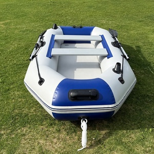 <span class=keywords><strong>Gommone</strong></span> da Pesca Gonfiabile in PVC per 3 Persone 240 cm Kayak a Remi Canoa Zattera Dinghy Hovercraft con Fondo Air Deck - Product Image 3