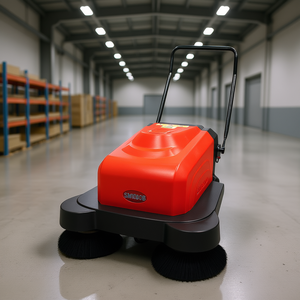 Spazzatrice a batteria Santmax Sm1050b da 41,3 pollici con spazzole triple e sistema di irrigazione - Product Image 2