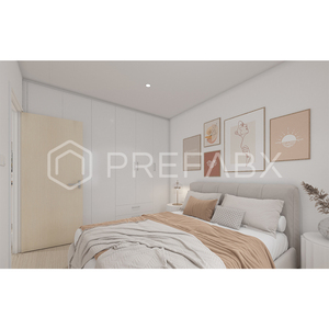 บ้านสำเร็จรูป PrefabX รุ่น Flip Classic-A บ้านสีเขียวทันสมัยหรูหรา กันน้ำ เหมาะสำหรับใช้เป็นอพาร์ทเมนต์ - Product Image 6