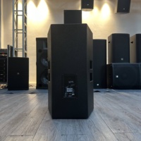 Haut-parleur professionnel RX-15 amélioré SRX715 avec impédance de 4 ohms, construction métallique pour la maison, l'église, les fêtes, le karaoké, la scène, les concerts