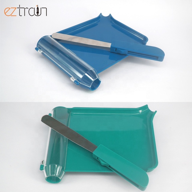Pharmacy Gifts Medicine Counting Tray and Spatula W/ Hook Right Hand Plastic Pill Counter