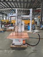 Machine de soudage par points à bras articulé, à souduer d'un seul côté, avec deux pistolets de soudage verticaux et horizontaux