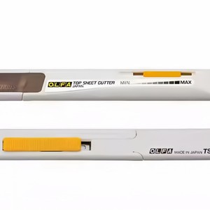 Cutter à journaux OLFA TS-1, lame en acier inoxydable, couteau à papier artisanal pour couper les journaux et les étiquettes - Product Image 2