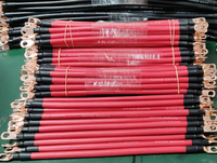 마린 그레이드 배터리 링 터미널 8 게이지 8AWG 1/4 링 커넥터 관형 전선 엔드 케이블 러그 주석 도금 구리 구멍