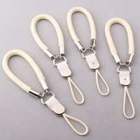 Cordon de téléphone simple en polyester, polyvalent pour l'extérieur, anti-perte, porte-clés universel, sangle pour bouteille d'eau, cordon pour tasse à poignée courte